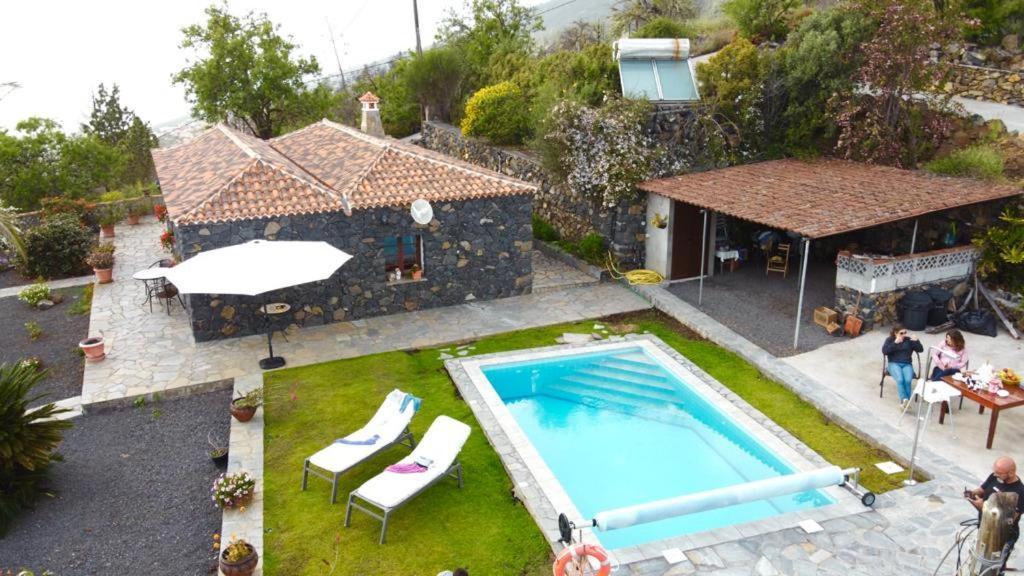 Climatized Pool Free Wifi Casa Rural Las Pareditas Tijarafe Exterior photo