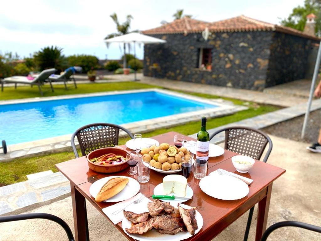 Climatized Pool Free Wifi Casa Rural Las Pareditas Tijarafe Exterior photo